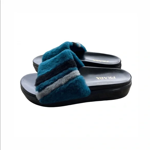Prada Shoes Prada Mink Fur Slides Poshmark